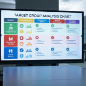 Target group analysis example chart